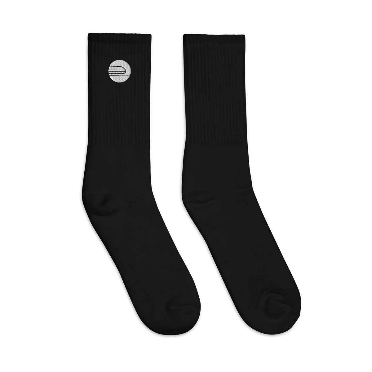 Embroidered Socks | Black