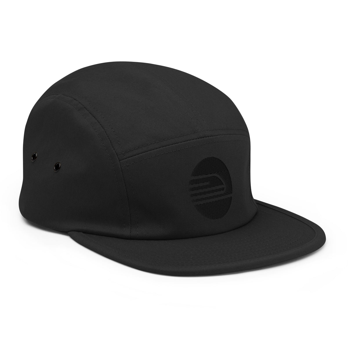 Five Panel Cap | Black/Black